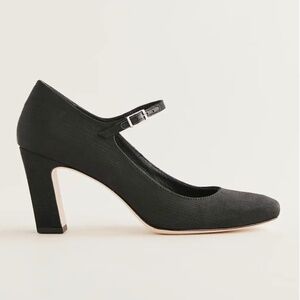 Reformation Manuela Mary Jane Pump Black - Size 9